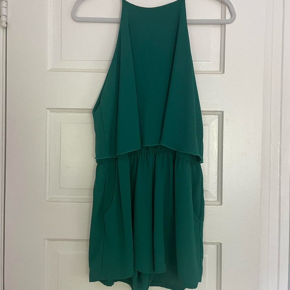 Tyche Emerald Green Romper